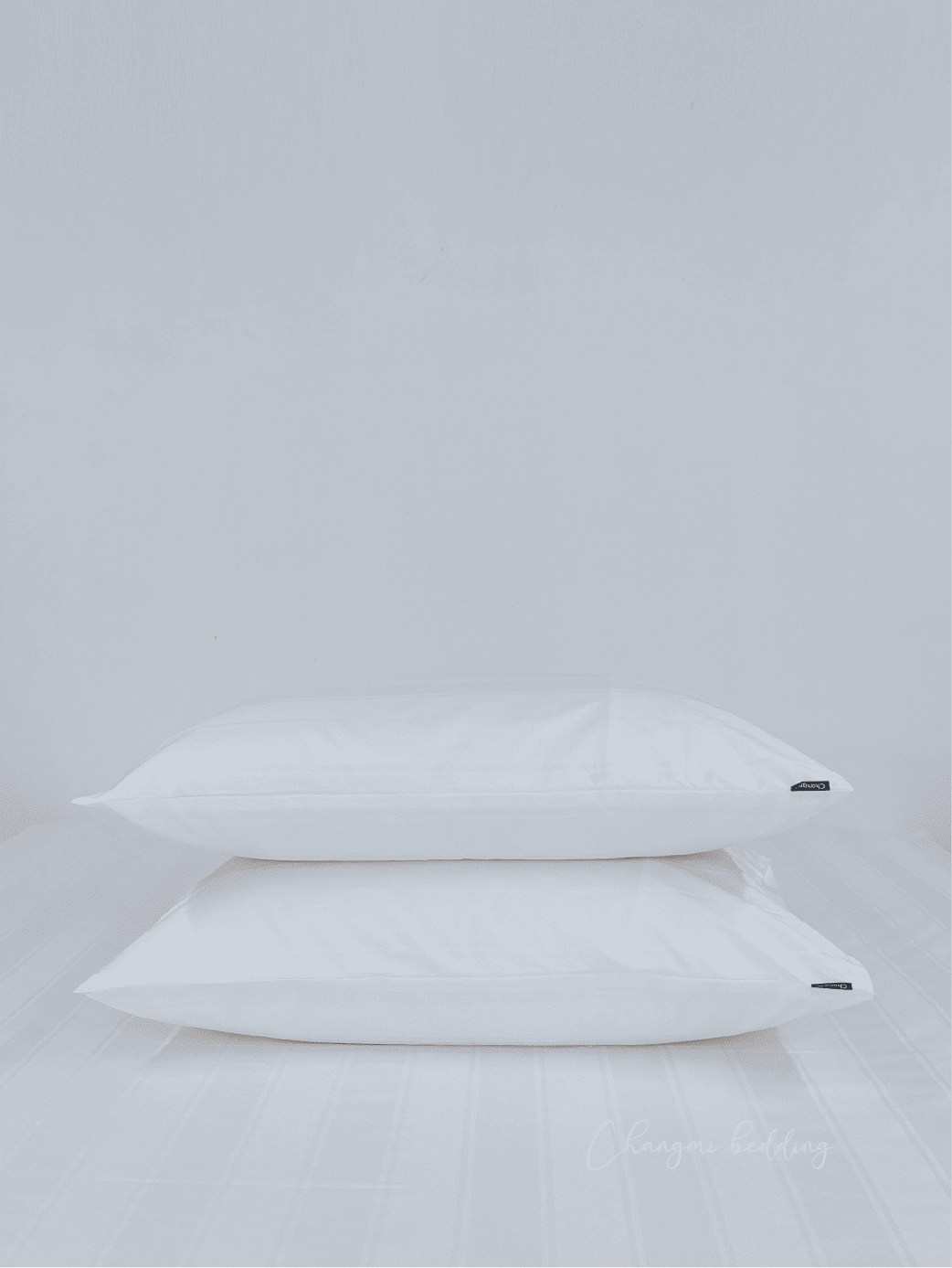 Vỏ Gối Nằm Cotton Hyatt 400 Sợi – Trắng Sọc
