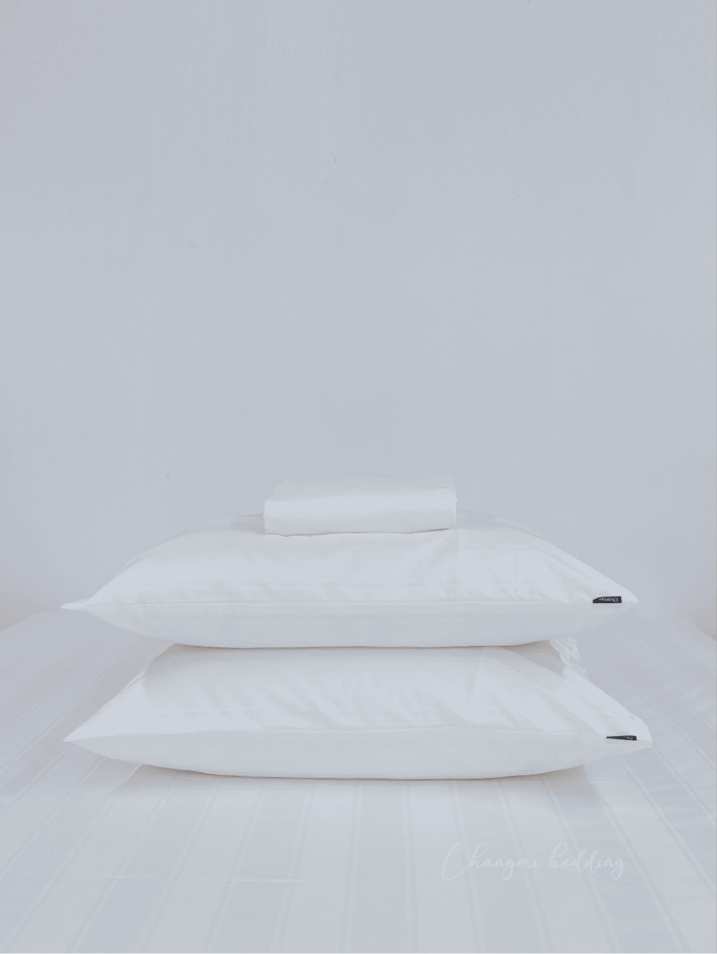 Bộ 3 món Cotton Hyatt 400 Sợi – Trắng Sọc