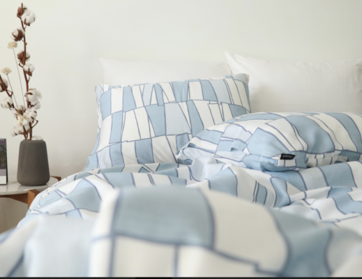 Tencel là gì? Lý giải độ “hot” của chất vải Tencel 5 Bộ chăn ga cao cấp Tencel Blue Pattern