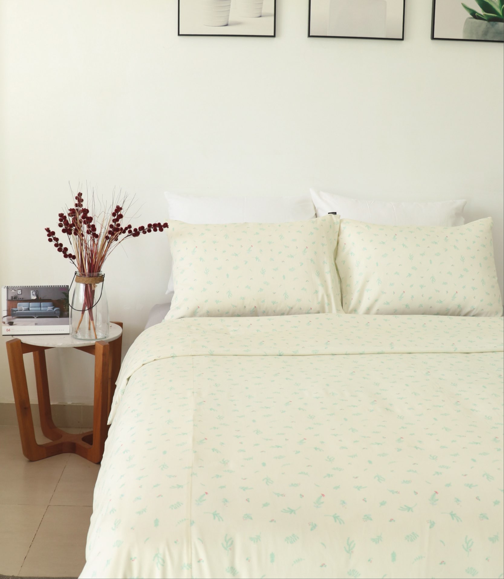 Top 10+ mẫu chăn ga giường đẹp được ưa chuộng hiện nay 12 Màu sắc pastel vui tươi của Bộ chăn ga giường Modal Pastel Flora