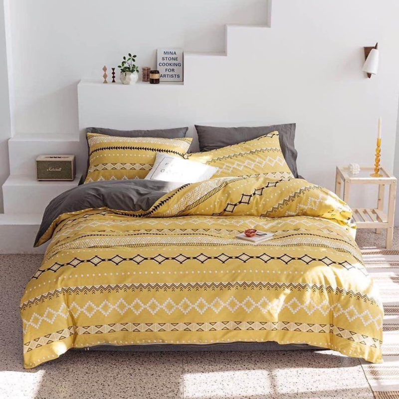 Chất liệu chăn ga gối cotton sẽ rẻ hơn nhiều so với lụa tơ tằm cao cấp 