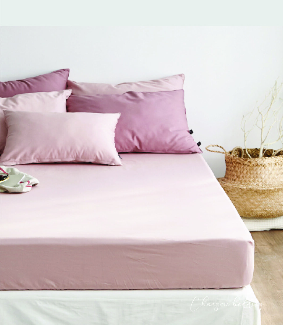 Hướng dẫn cách gấp ga giường đơn giản và đẹp nhanh chóng tại nhà 1 Ga bọc nệm bằng vải cotton từ thương hiệu Changmi Bedding