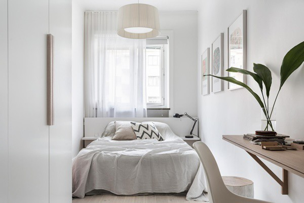 Ý tưởng cách trang trí phòng ngủ nhỏ đơn giản mà đẹp 2 Tận dụng ánh sáng tự nhiên giúp không gian phòng trở nên thoáng đãng hơn