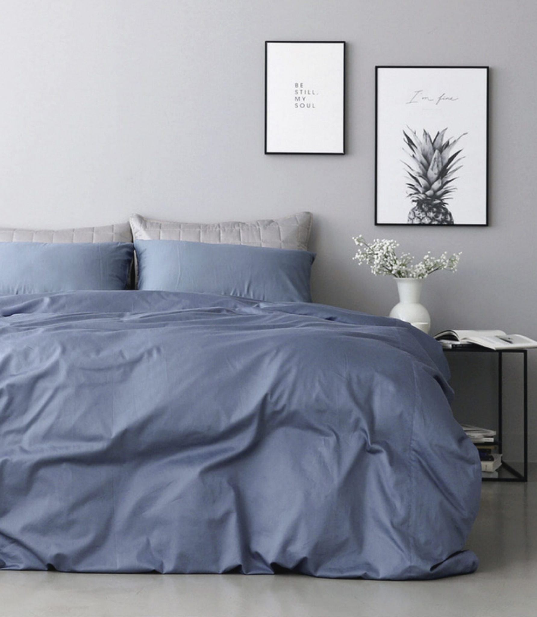 Vải Satin lụa là vải gì? Ưu, nhược điểm - Ứng dụng nổi bật 12 Bộ chăn ga chất liệu cotton satin lịch lãm Steelblue đến từ thương hiệu Changmi