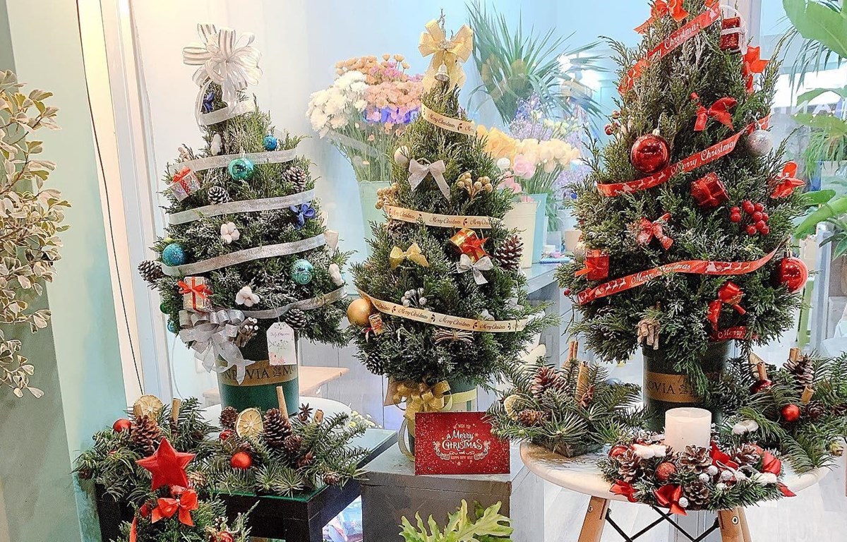 Ý tưởng trang trí phòng Noel đơn giản nhưng vô cùng ấn tượng 9 Cây thông Noel với đủ mọi kích cỡ tùy ý khách hàng chọn lựa