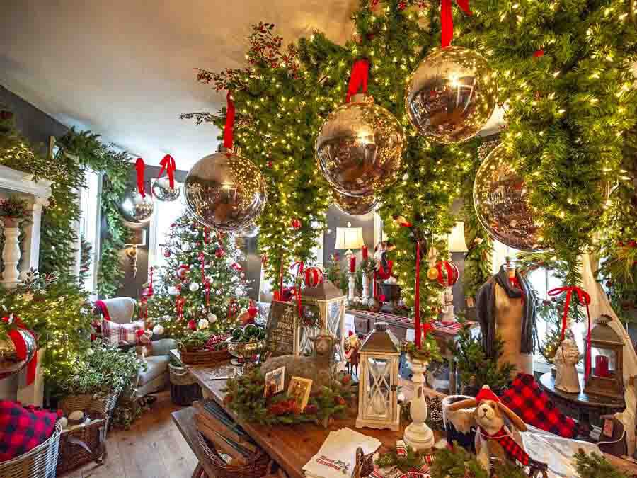 Ý tưởng trang trí phòng Noel đơn giản nhưng vô cùng ấn tượng 8 Trang trí văn phòng concept Noel rực rỡ, lung linh những ngày cuối năm