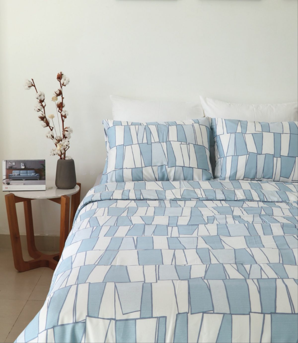 Nên mua chăn ga gối chất liệu gì? Gợi ý 7 chất liệu tốt nhất 2 Bộ chăn gối cotton tencel có khả năng thoáng khí tốt