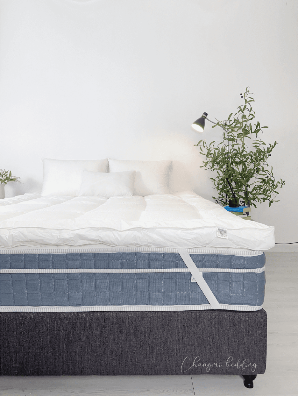 Topper lông vũ nhân tạo Microfiber khách sạn 5 sao - Hình ảnh 2