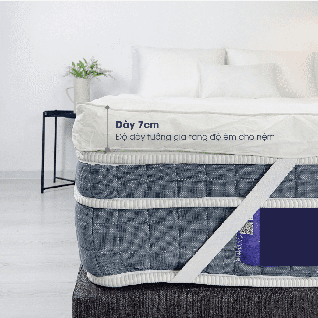 Topper lông vũ nhân tạo Microfiber Changmi Bedding 02
