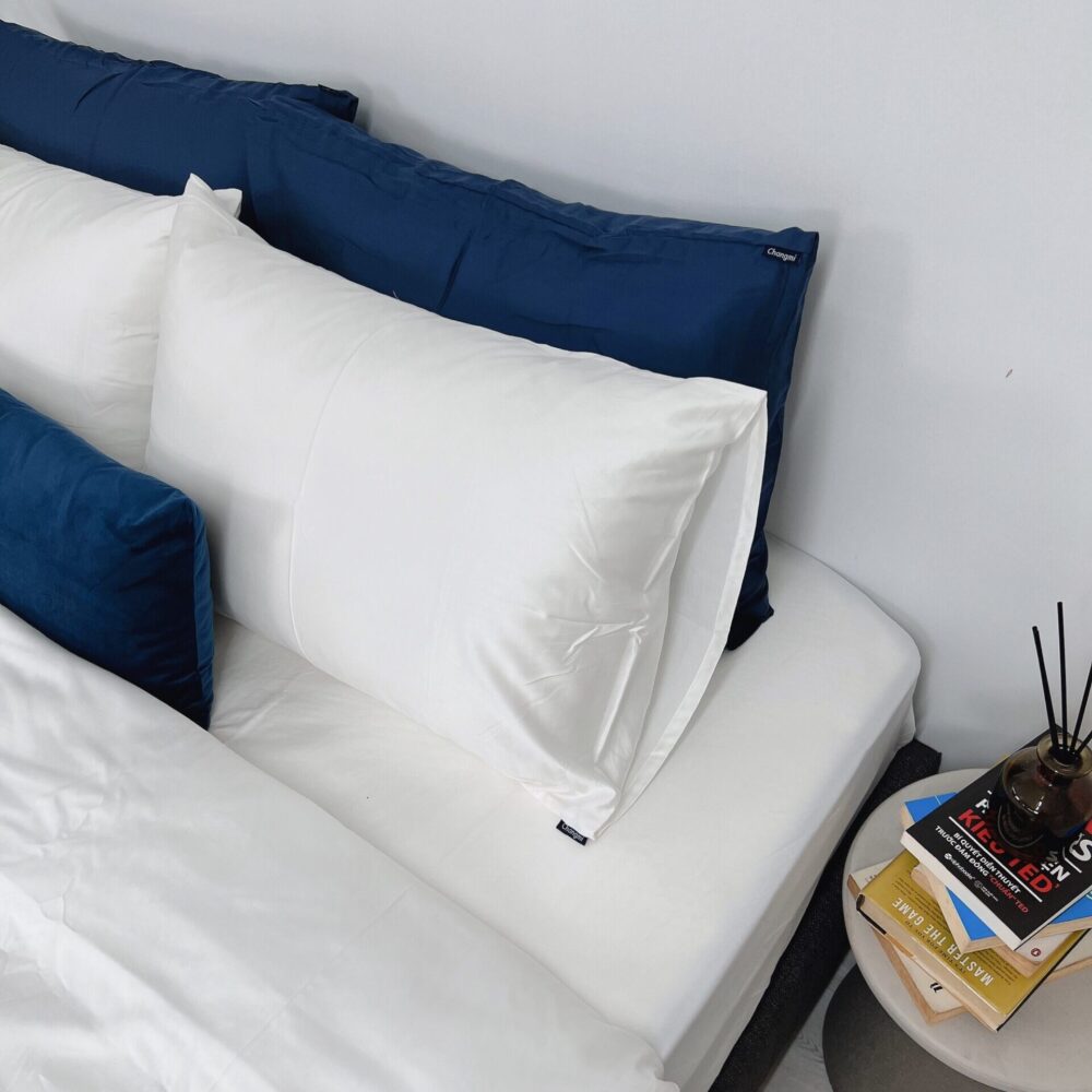 Bộ 4 món Cotton TENCEL™ Châu Âu cao cấp – Trắng - Ảnh 5