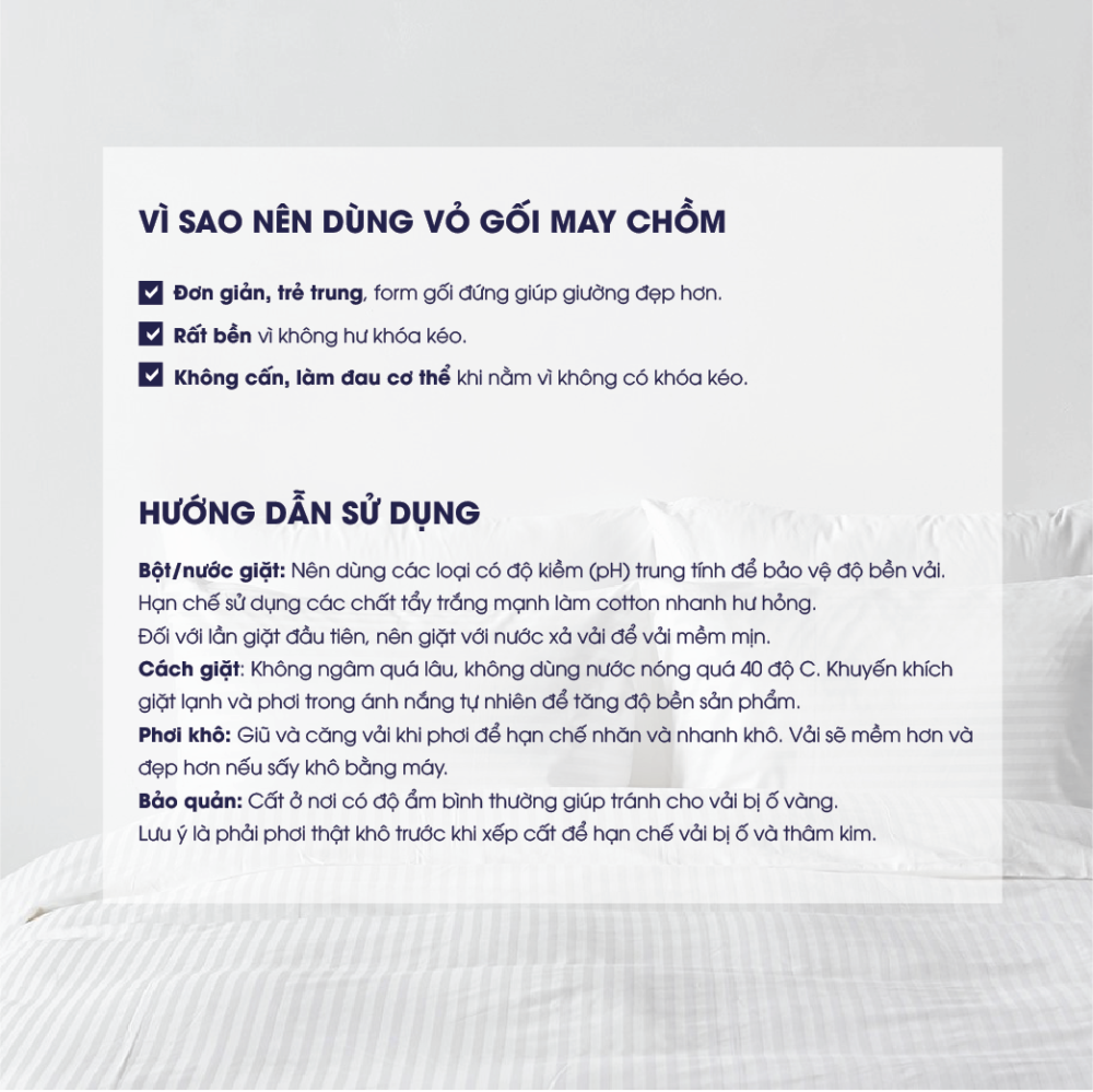 Bộ Chăn Ga Cotton Sateen 300 sợi sọc 3cm - Hình ảnh 8