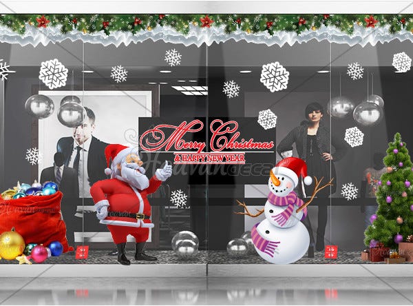 Giấy decal trang trí giáng sinh
