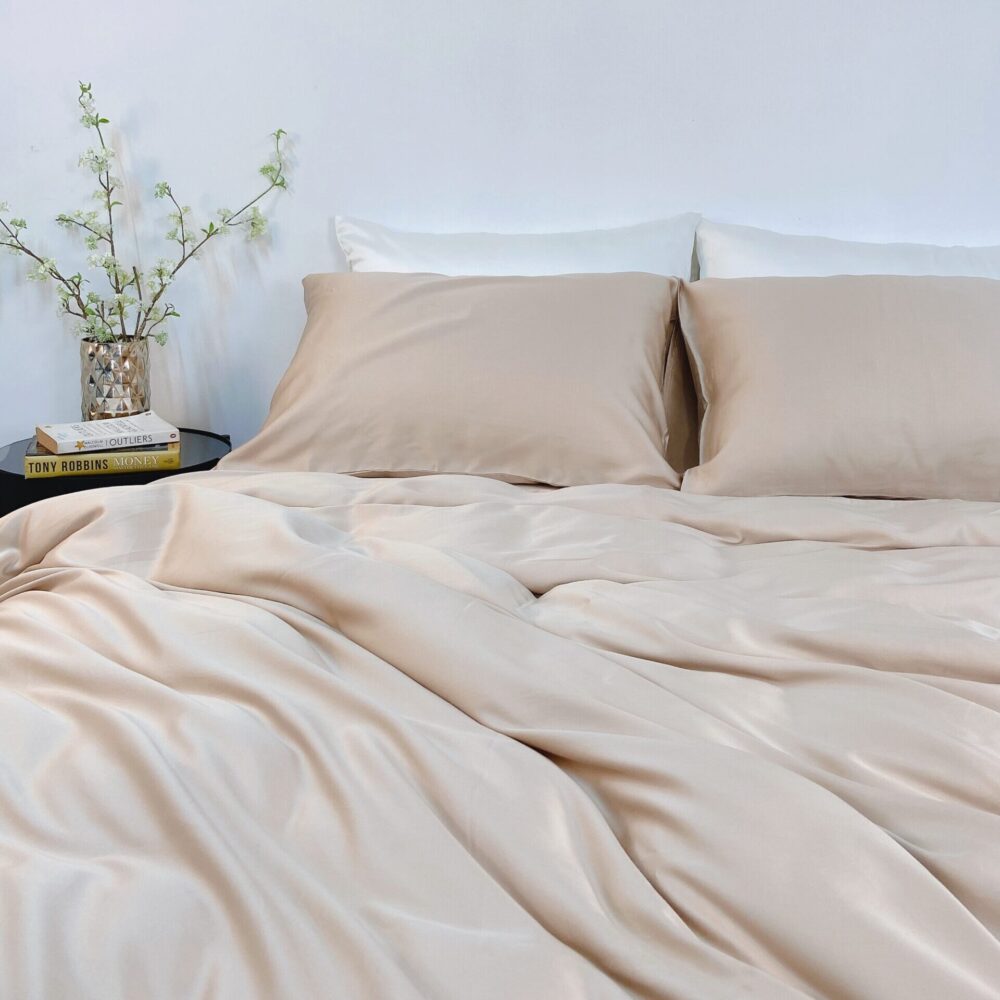 Bộ 3 món TENCEL™ Châu Âu cao cấp - Beige - 이미지 5