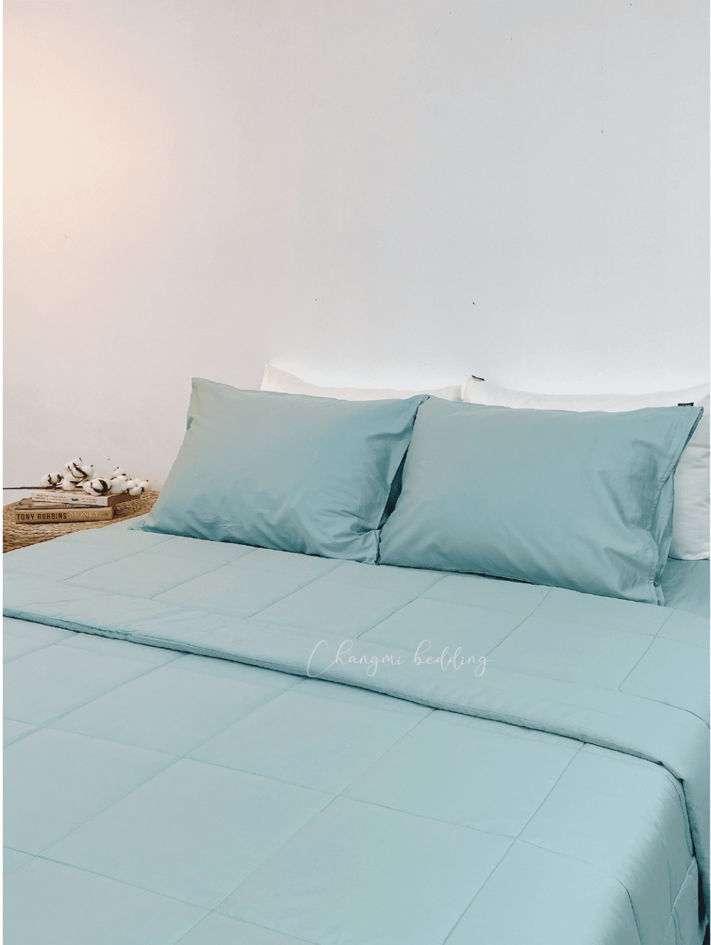 Vỏ gối Cotton Sateen mềm mại G85 - Hình ảnh 3