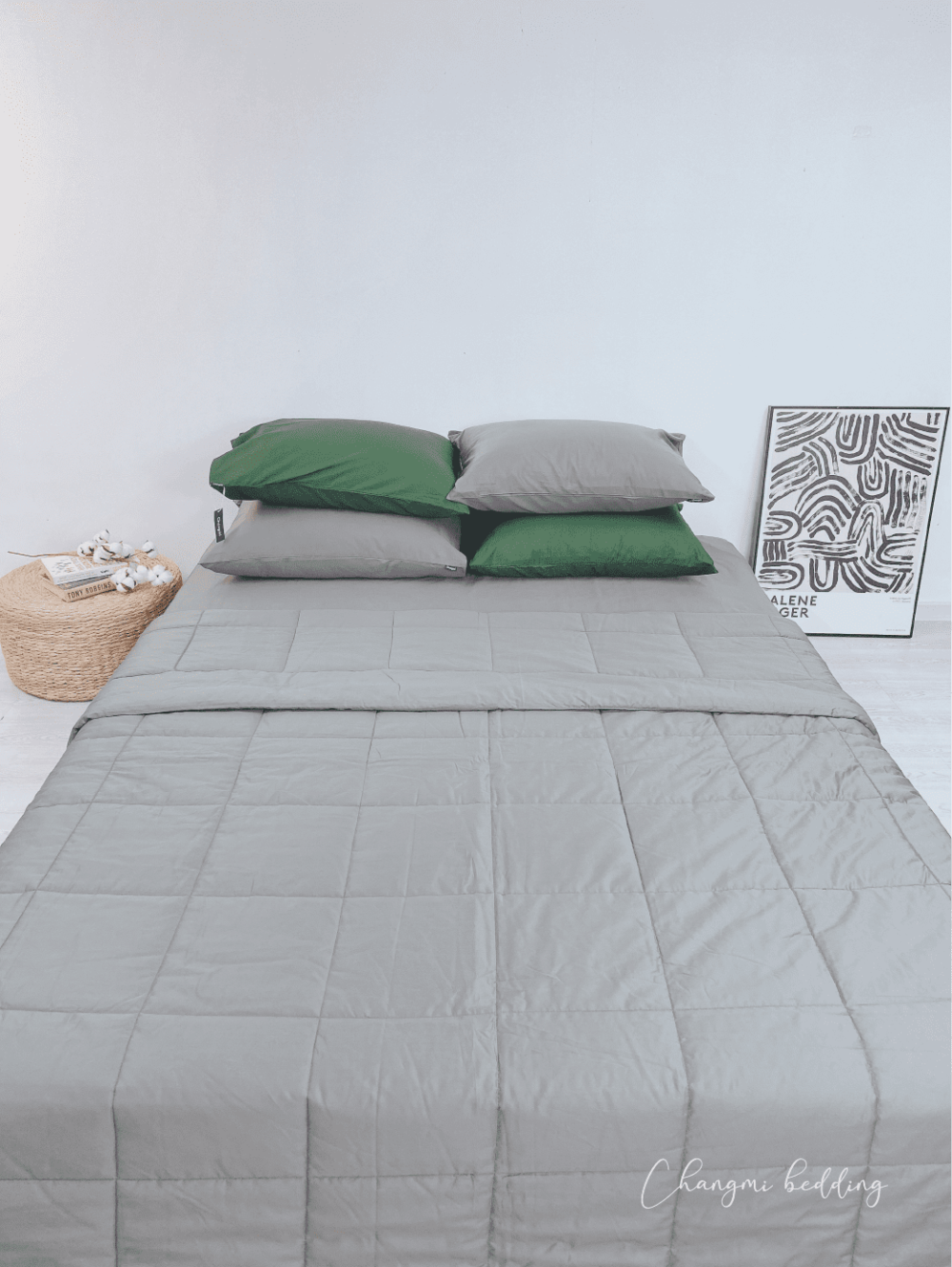 Bộ chăn chần 5 món Cotton Sateen G40 - Hình ảnh 4