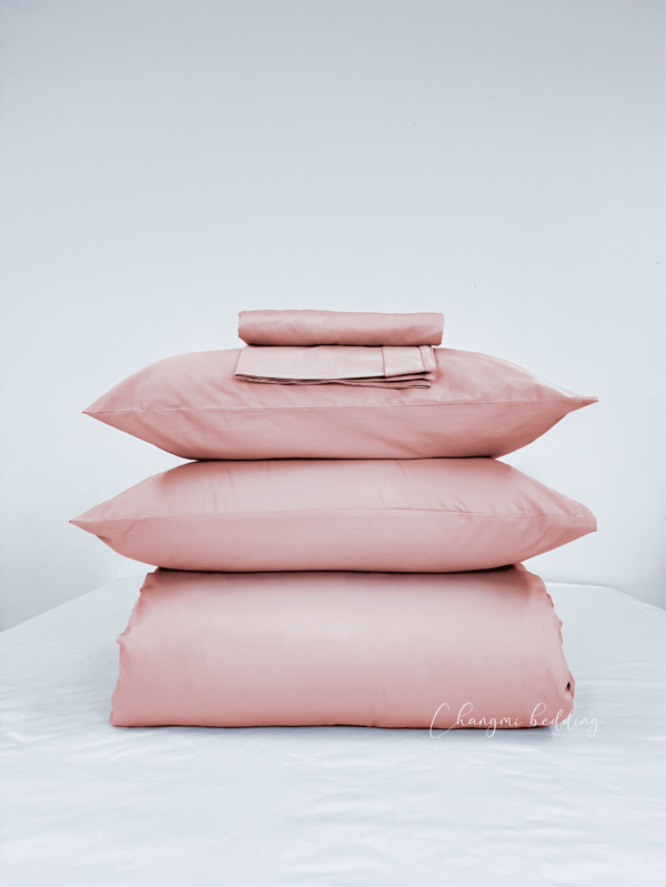 Bộ Chăn Ga Cotton Sateen Siêu Mềm Mịn G106-5Món