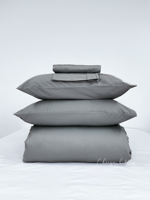 Bộ Chăn Ga Cotton Sateen Siêu Mềm Mịn G40 - 5 Món