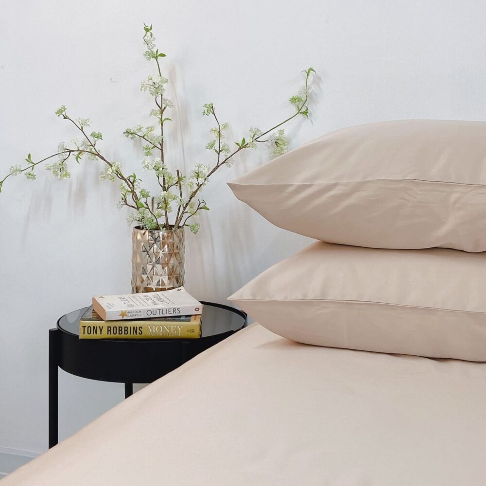 Bộ 3 món TENCEL™ Châu Âu cao cấp - Beige - 이미지 4