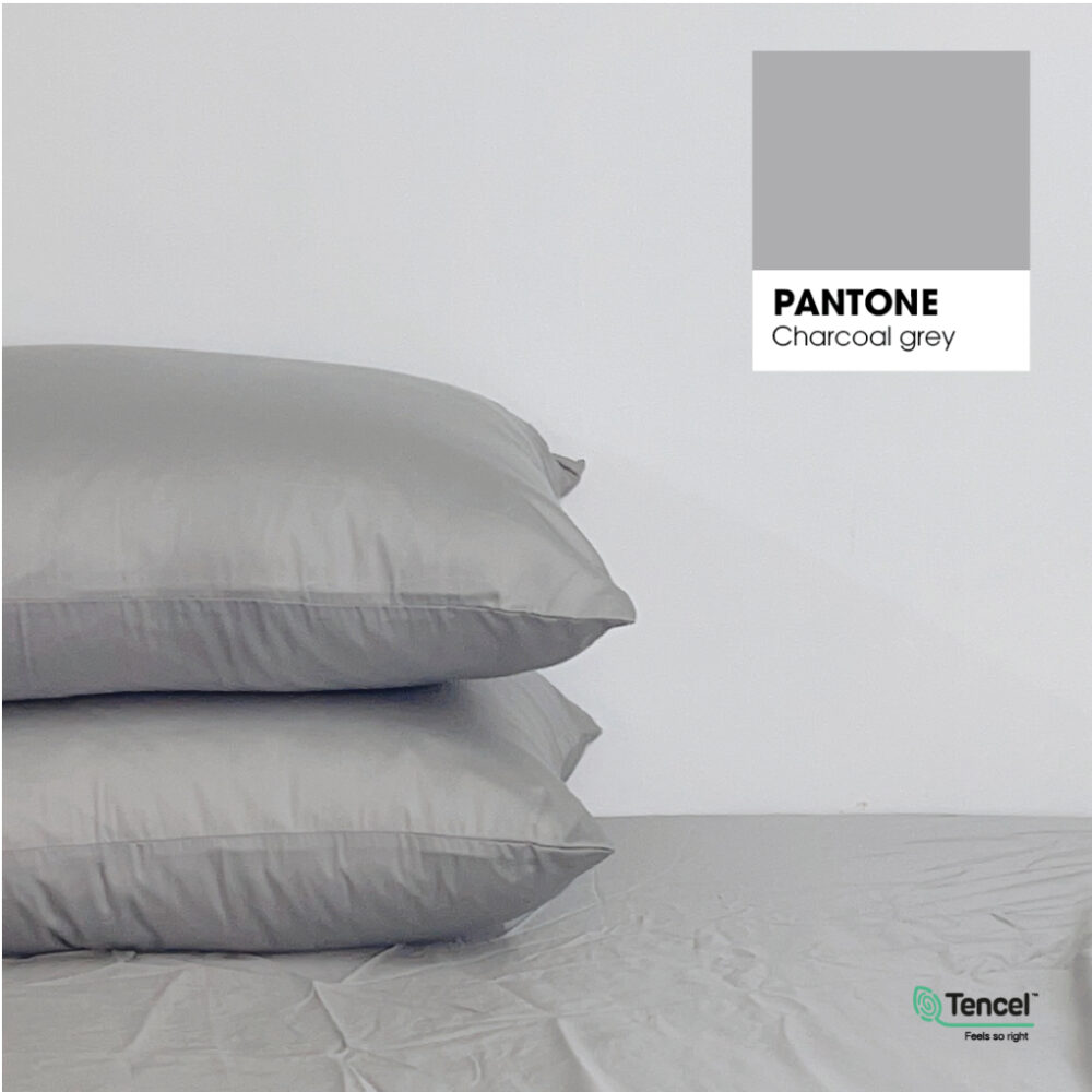 Vỏ gối TENCEL™ cao cấp - Xám Nhạt - 이미지 4