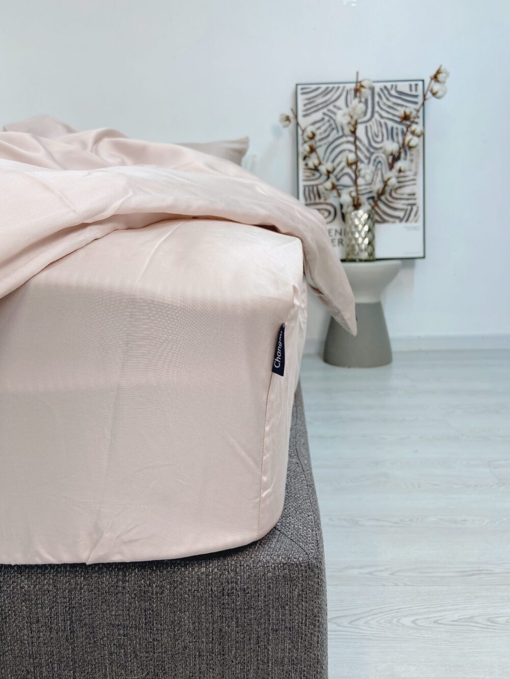 Ga giường TENCEL™ cao cấp - Hồng Nude - 이미지 2