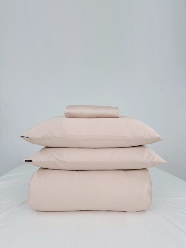 Bộ Chăn Ga Cotton Sateen Siêu Mềm Mịn G110-5 Món