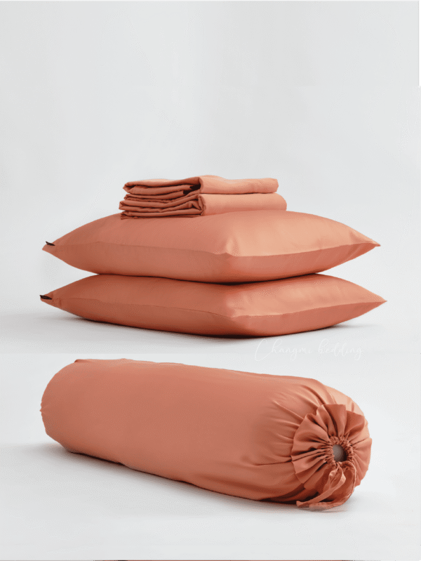 Bộ 5 món TENCEL™ Châu Âu cao cấp - Cam Tangerine