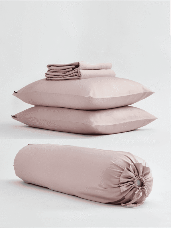 Bộ 5 món TENCEL™ Châu Âu cao cấp - Hồng Nude