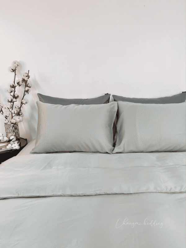 Bộ 4 món TENCEL™ Châu Âu cao cấp – Xanh Khói
