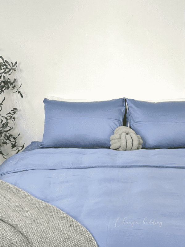 Bộ 4 món TENCEL™ Châu Âu cao cấp – Xanh Biển