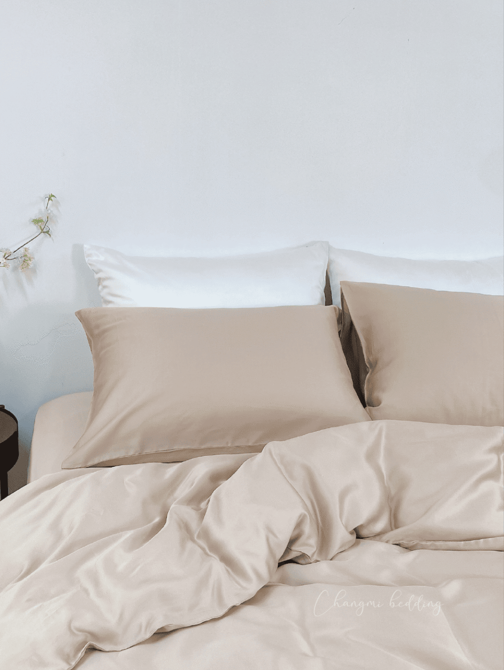 Bộ 4 món TENCEL™ Châu Âu cao cấp – Beige