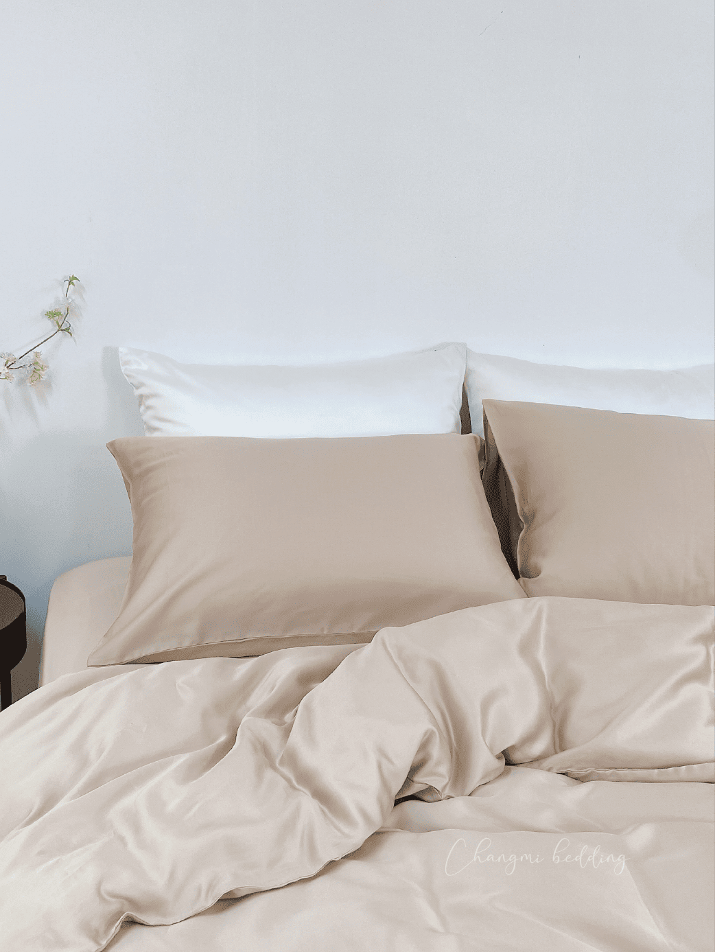 Bộ 4 món TENCEL™ Châu Âu cao cấp – Beige