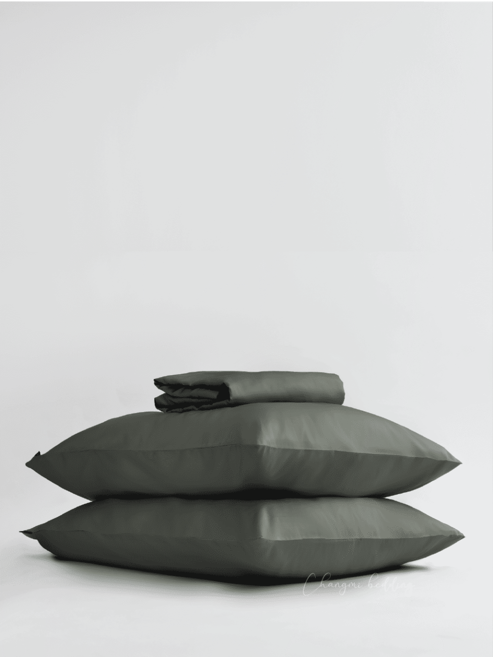Bộ 3 món Cotton TENCEL™ Châu Âu cao cấp – Xám Đậm