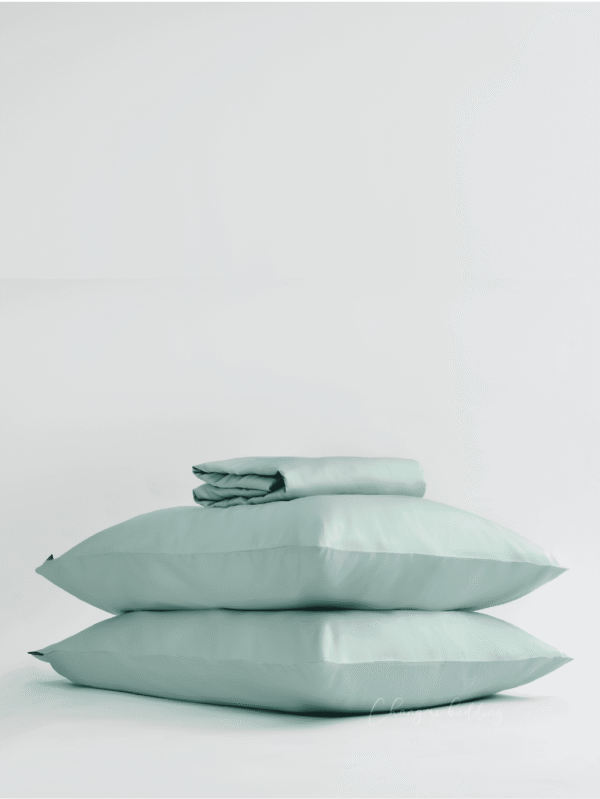 Bộ 3 món Cotton TENCEL™ Châu Âu cao cấp – Xanh Mint