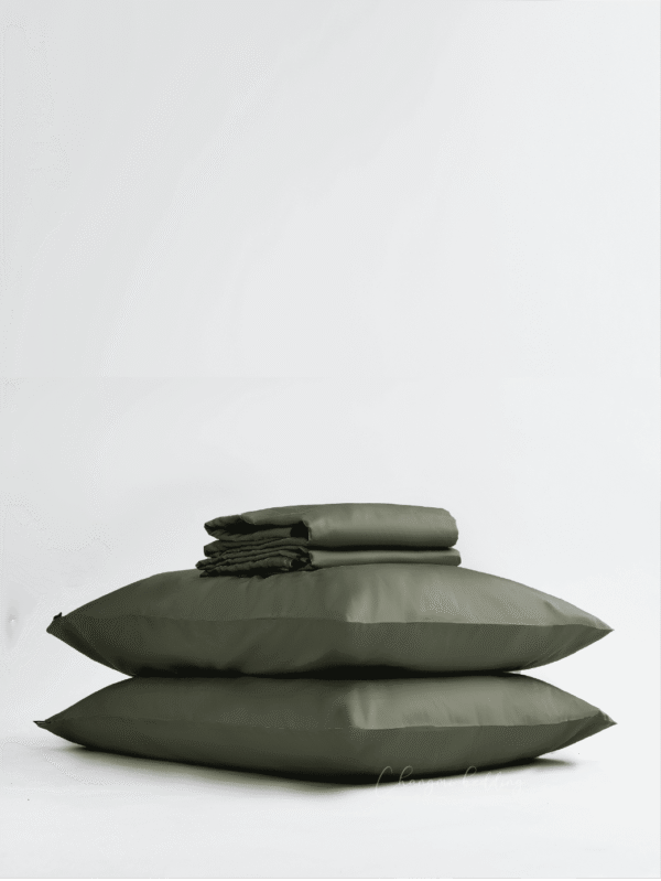Bộ 4 món Cotton TENCEL™ Châu Âu cao cấp – Xanh Army