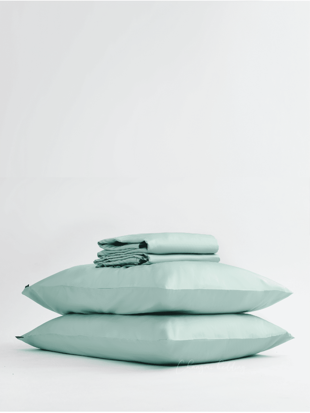 Bộ 4 món Cotton TENCEL™ Châu Âu cao cấp – Xanh Mint