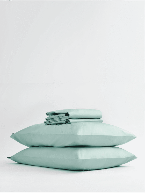 Bộ 4 món Cotton TENCEL™ Châu Âu cao cấp – Xanh Mint