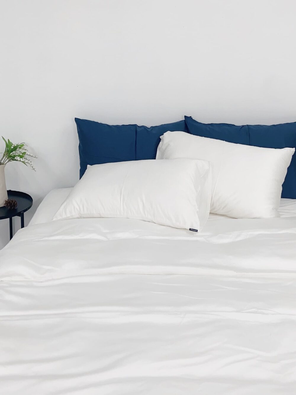 Vỏ chăn Cotton TENCEL™ cao cấp - Trắng - Ảnh 4