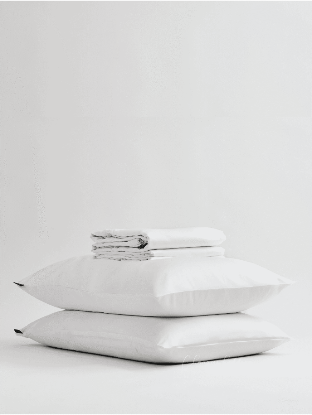 Bộ 4 món Cotton TENCEL™ Châu Âu cao cấp – Trắng