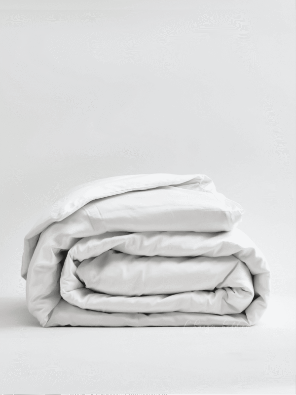 Vỏ chăn Cotton TENCEL™ cao cấp - Trắng
