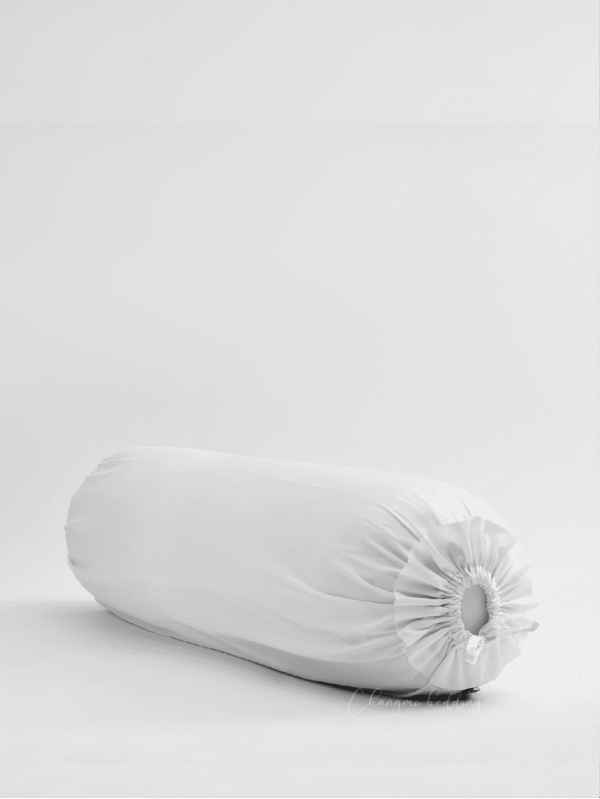 Vỏ gối ôm Cotton TENCEL™ cao cấp – Trắng