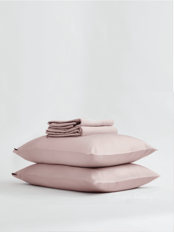 Bộ 3 món TENCEL™ Châu Âu cao cấp - Hồng Nude