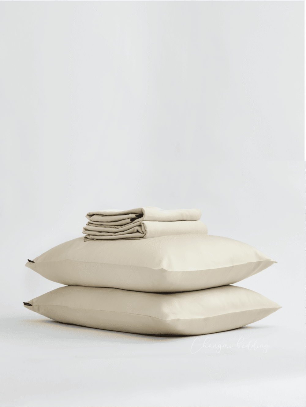 Bộ 3 món TENCEL™ Châu Âu cao cấp - Kem Vanilla
