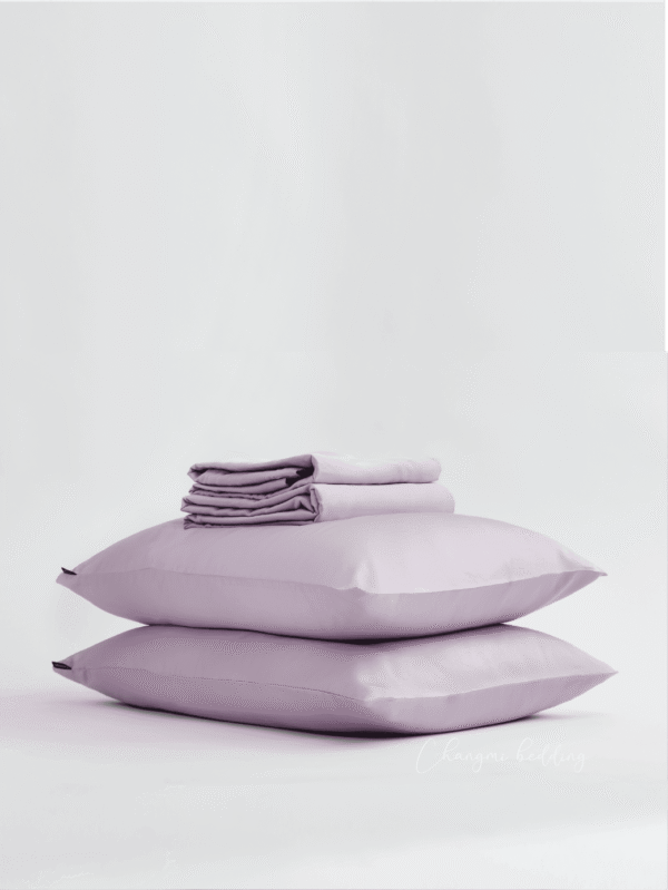 Bộ 3 món TENCEL™ Châu Âu cao cấp - Tím Pastel