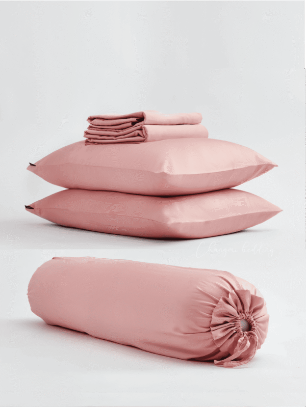Bộ 5 món TENCEL™ Châu Âu cao cấp - Hồng Phấn