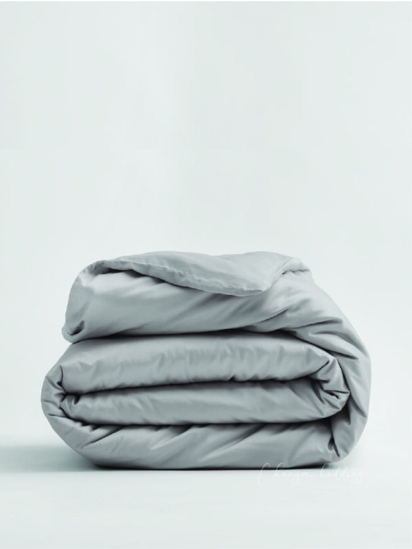 Vỏ chăn TENCEL™ Châu Âu cao cấp - Xám Nhạt