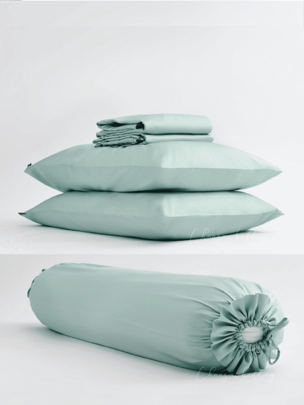 Bộ 5 món Cotton TENCEL™ Châu Âu cao cấp – Xanh Mint