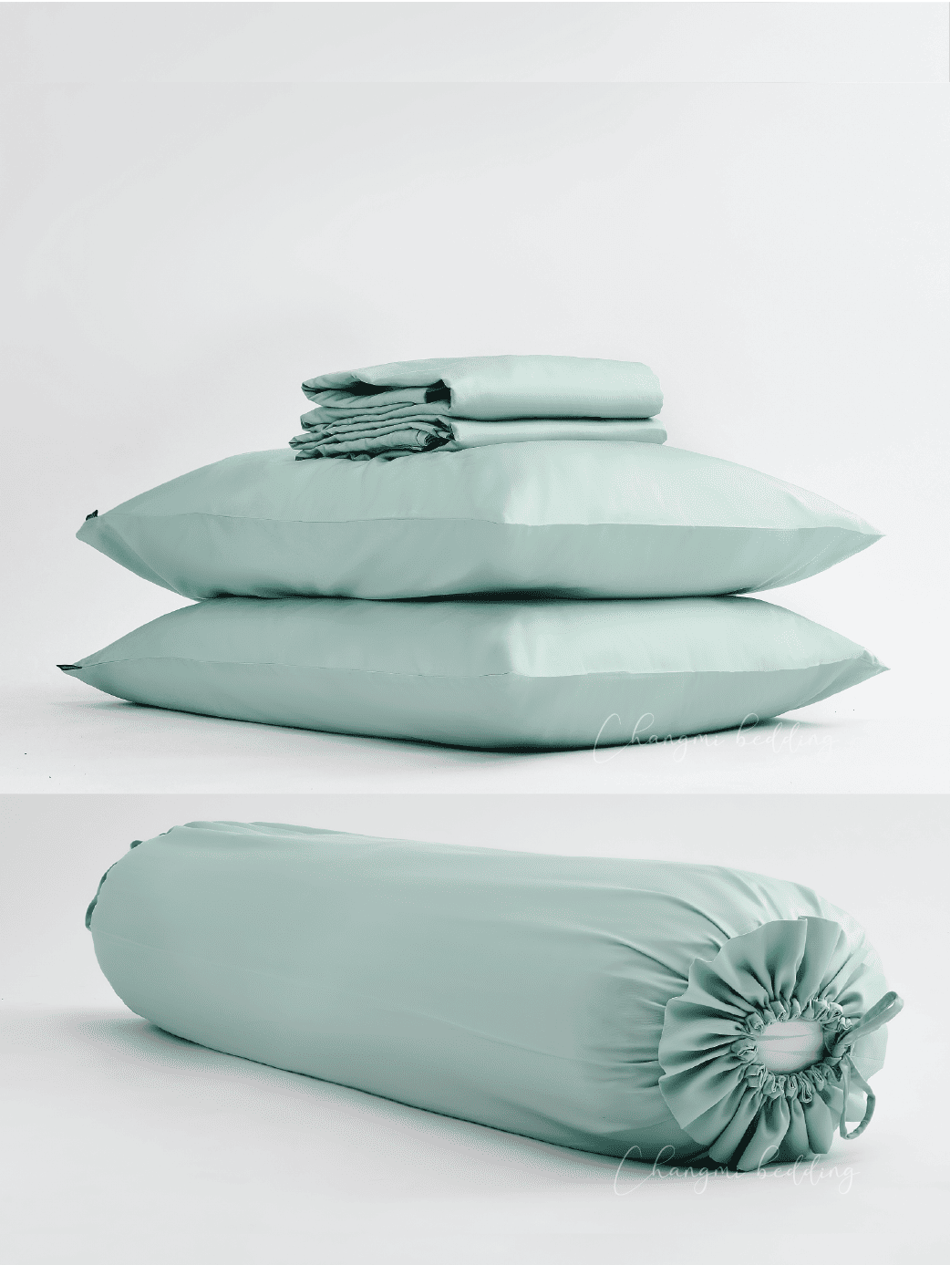 Bộ 5 món Cotton TENCEL™ Châu Âu cao cấp – Xanh Mint