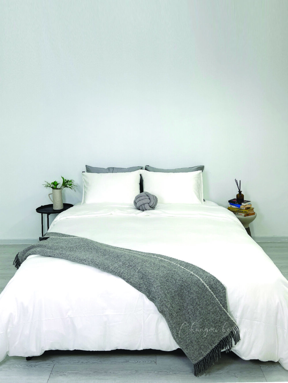 Bộ 5 món Cotton TENCEL™ Châu Âu cao cấp – Trắng - Ảnh 2