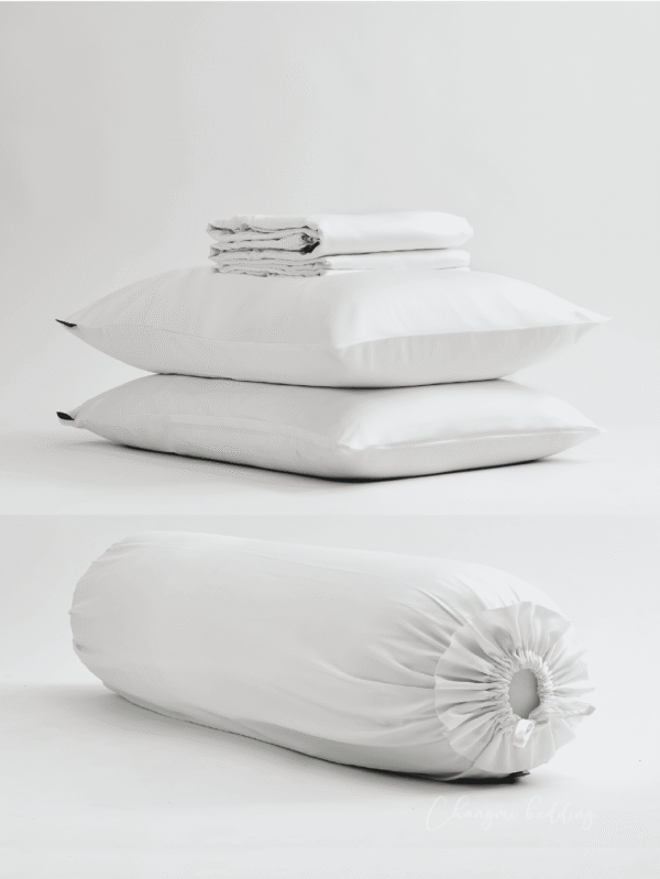 Bộ 5 món Cotton TENCEL™ Châu Âu cao cấp – Trắng