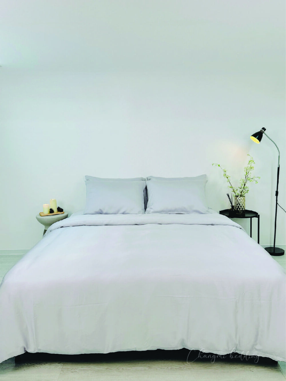 Vỏ chăn TENCEL™ Châu Âu cao cấp - Xám Bạc - Ảnh 3
